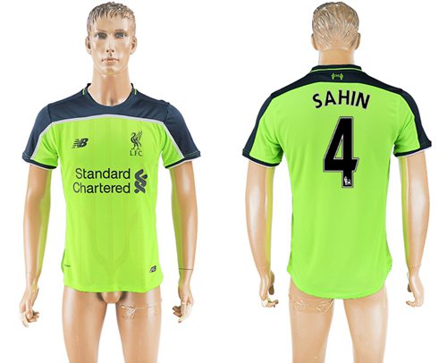 Liverpool #4 Sahin Sec Away Soccer Club Jersey